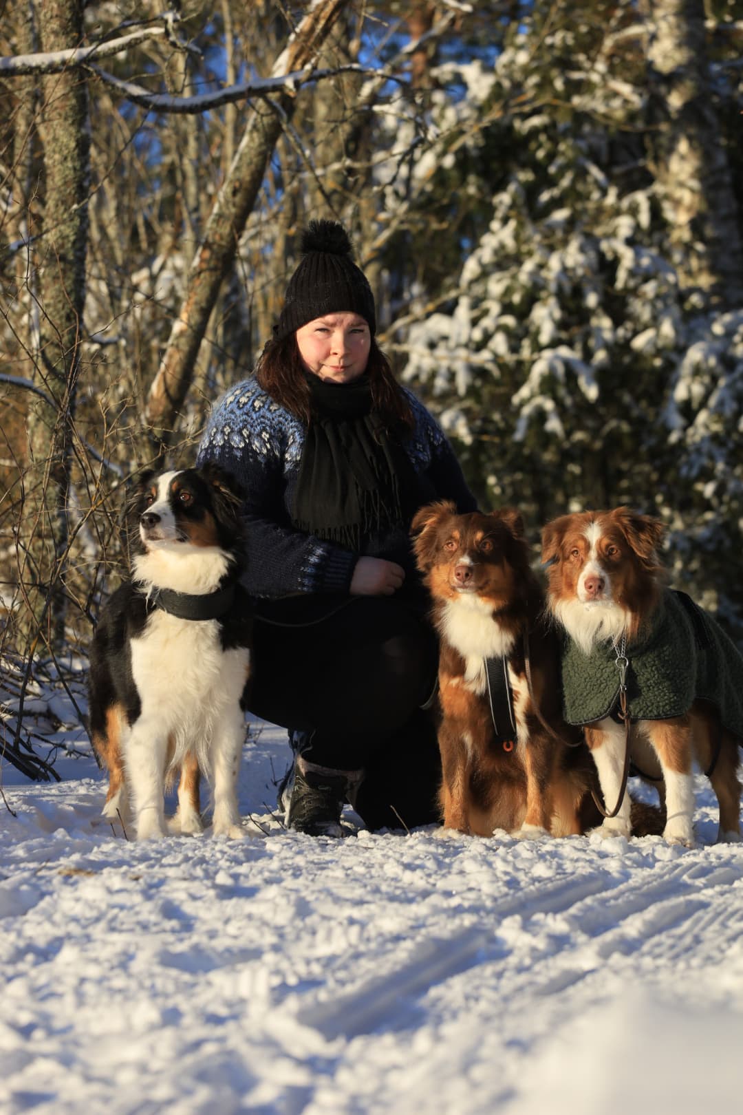 Ella, Fanni & Venni. Kuva A. Alanen 2025